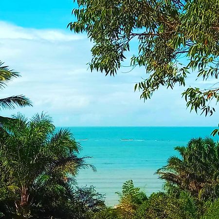 Paraiso Da Falesia Em Cumuruxatiba Com Vista Excepcional Para O Mar Villa Exterior photo