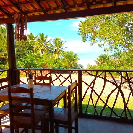 Paraiso Da Falesia Em Cumuruxatiba Com Vista Excepcional Para O Mar Villa Exterior photo