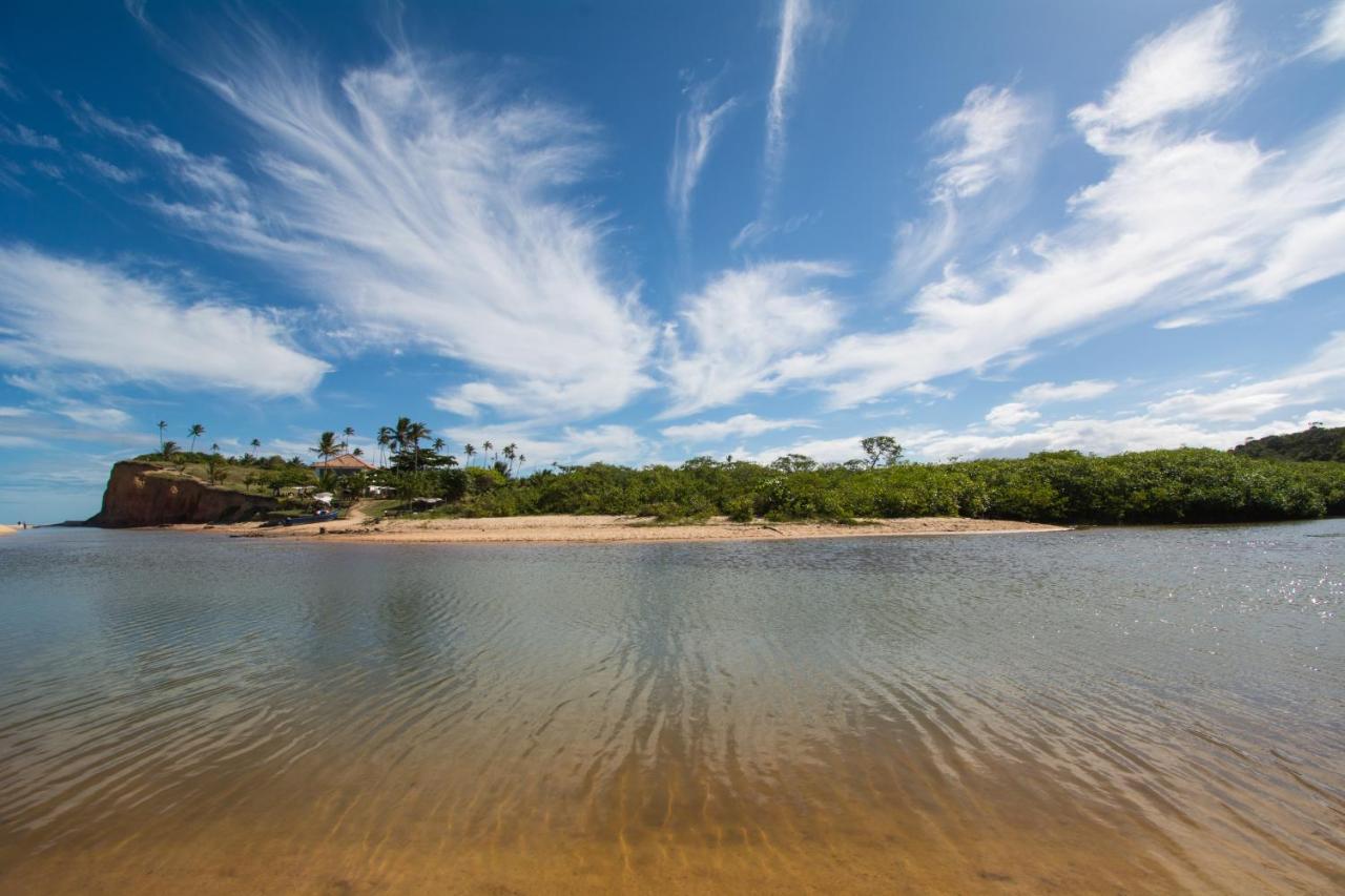 Paraiso Da Falesia Em Cumuruxatiba Com Vista Excepcional Para O Mar Villa Exterior photo