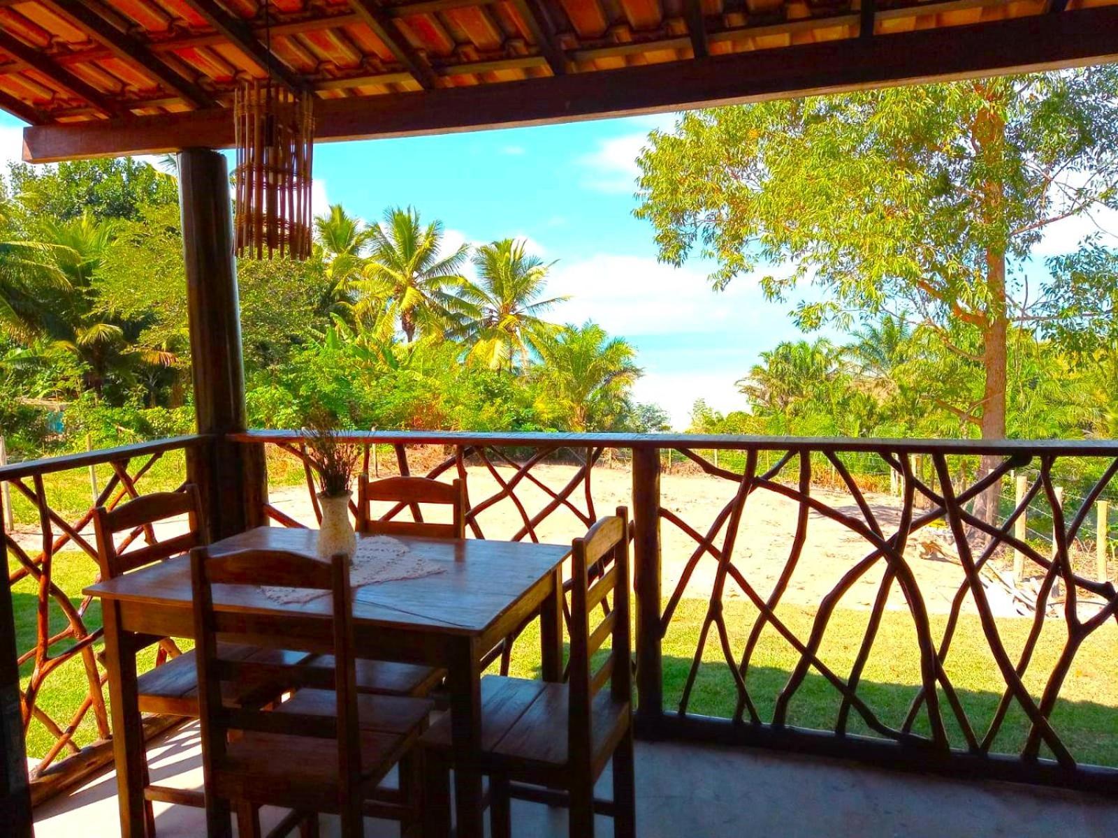 Paraiso Da Falesia Em Cumuruxatiba Com Vista Excepcional Para O Mar Villa Exterior photo