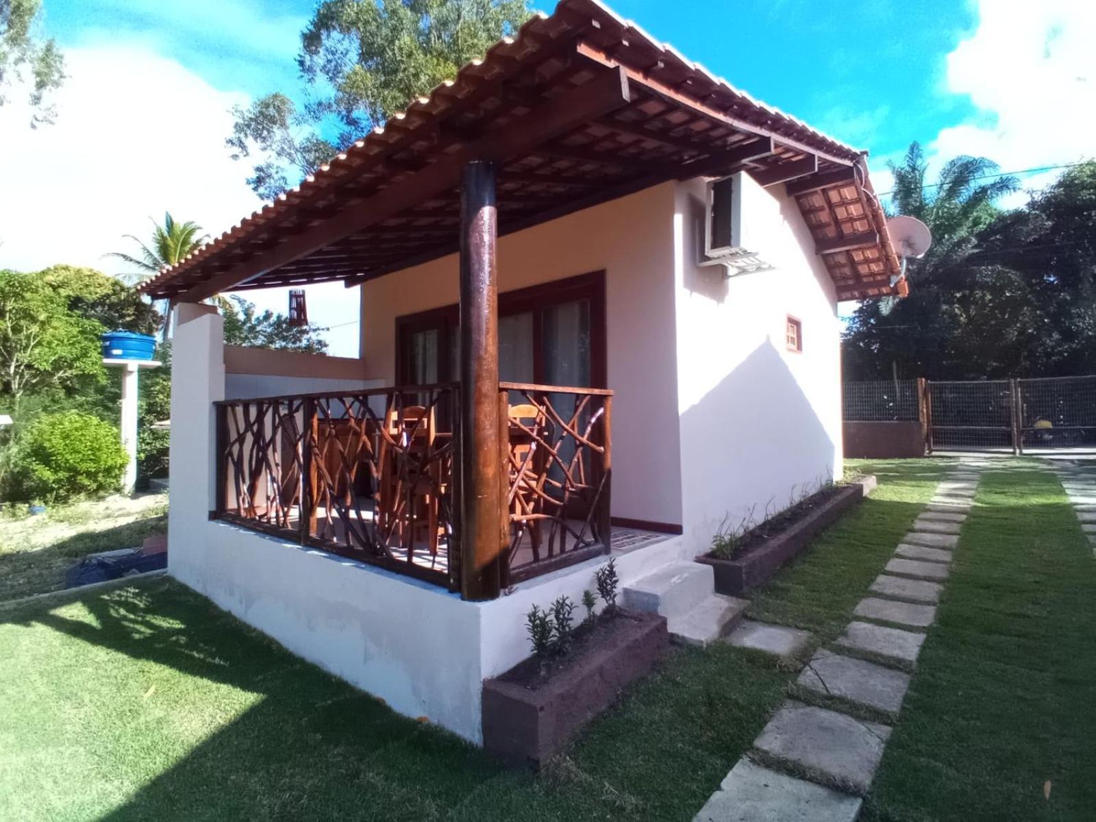 Paraiso Da Falesia Em Cumuruxatiba Com Vista Excepcional Para O Mar Villa Exterior photo